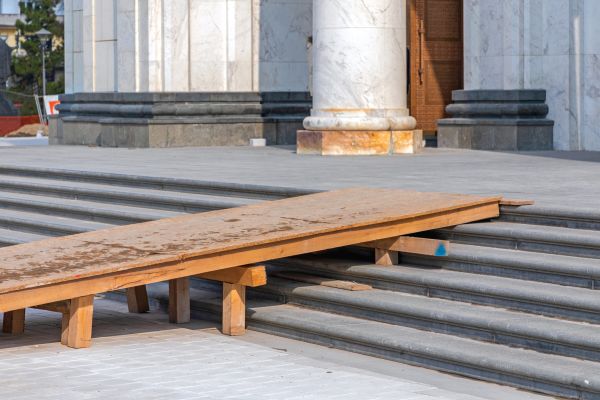 Wooden Ramp Installation