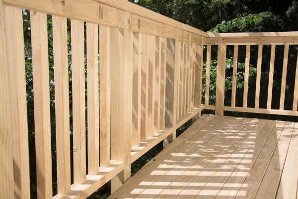 Pine Decking Installation